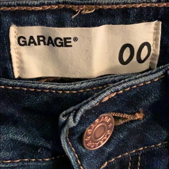 NWT Garage Distressed Mim Jeans Size 00 - Picture 7 of 7